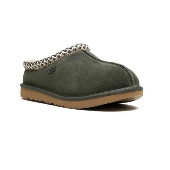 UGG KidsTasman || Slipper &quot;Green&quot;$130 size 13 gently used unisex