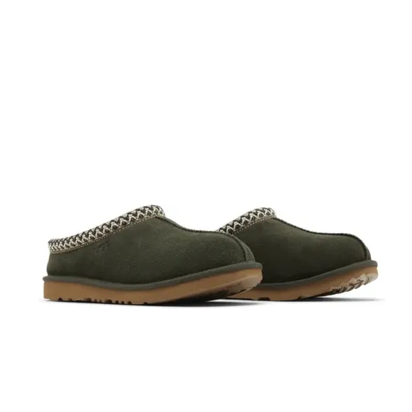 UGG KidsTasman || Slipper &quot;Green&quot;$130 size 13 gently used unisex