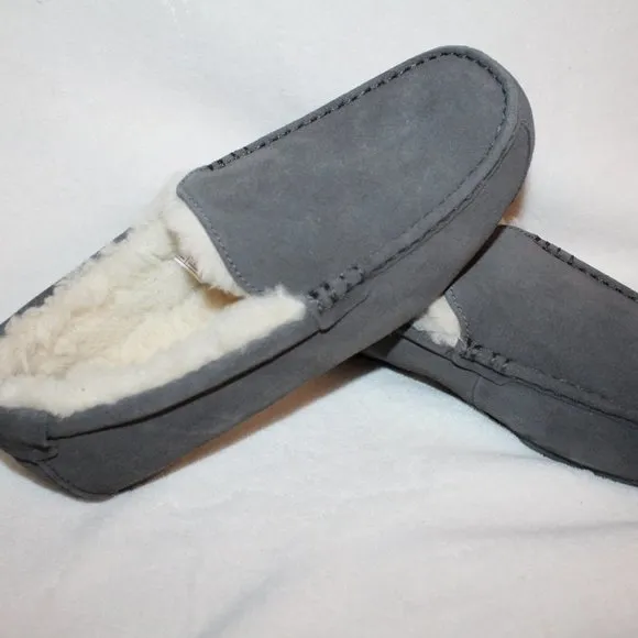 UGG‎ KOOLABURRA MENS FUR SUEDE SLIPPERS GRAY