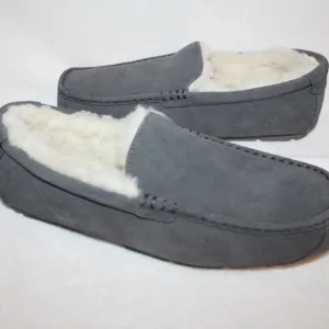 UGG‎ KOOLABURRA MENS FUR SUEDE SLIPPERS GRAY