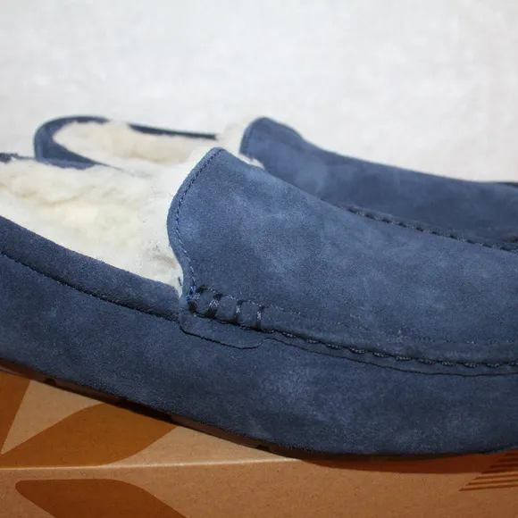 UGG KOOLABURRA SUEDE FUR SLIPPERS BLUE NEW!‎