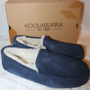 UGG KOOLABURRA SUEDE FUR SLIPPERS BLUE NEW!‎