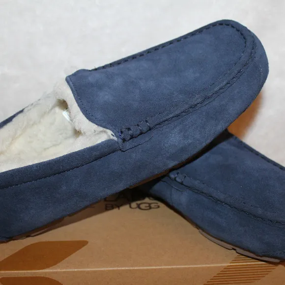 UGG KOOLABURRA SUEDE FUR SLIPPERS BLUE NEW!‎