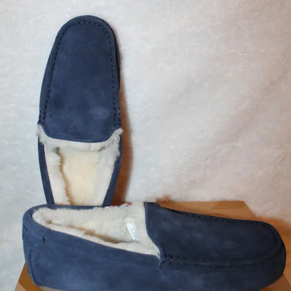 UGG KOOLABURRA SUEDE FUR SLIPPERS BLUE NEW!‎