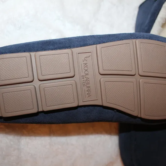 UGG KOOLABURRA SUEDE FUR SLIPPERS BLUE NEW!‎