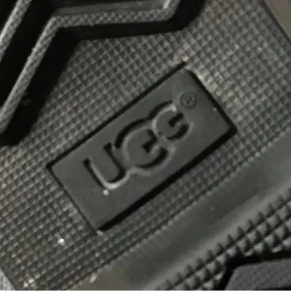 UGG LILYAN WOMEN Mid Calf BOOTS LEATHER Black/Gray Unique Waterproof Size 6