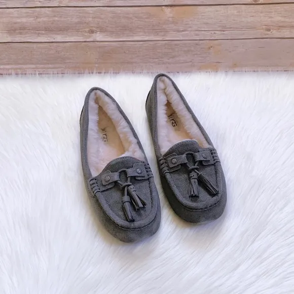 UGG Litney Grey Slippers For Outdoor/Indoor Use