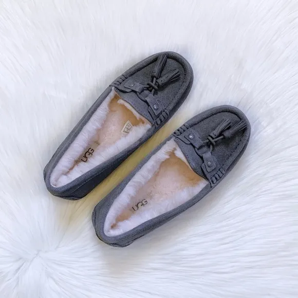 UGG Litney Grey Slippers For Outdoor/Indoor Use