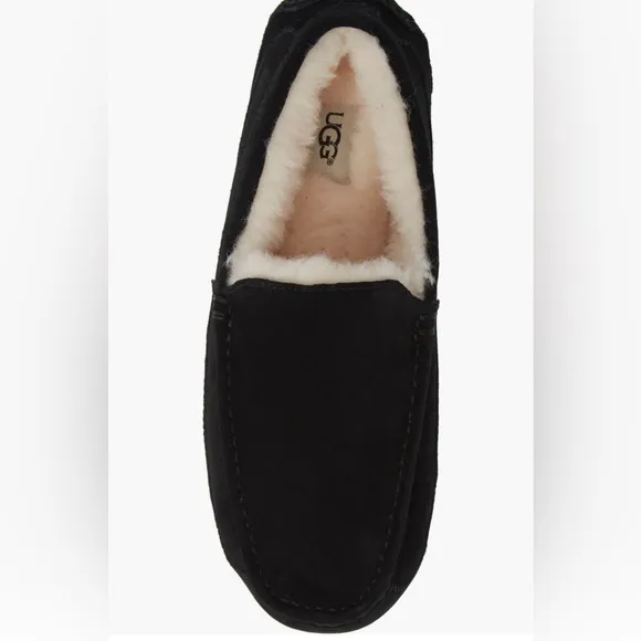 UGG Men’s Ascot Leather Suede Slippers