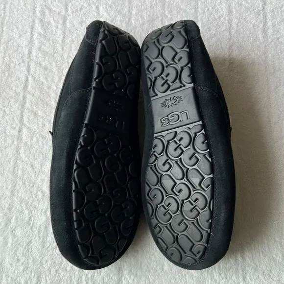 UGG Men’s Ascot Leather Suede Slippers