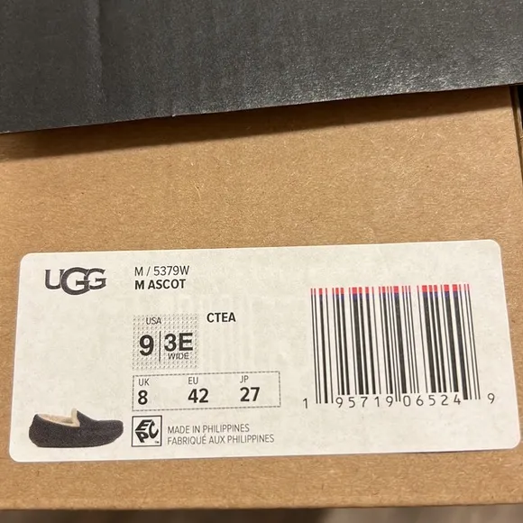 🔥🔥UGG Men’s Ascot Lined Indoor Outdoor Slippers in tea color