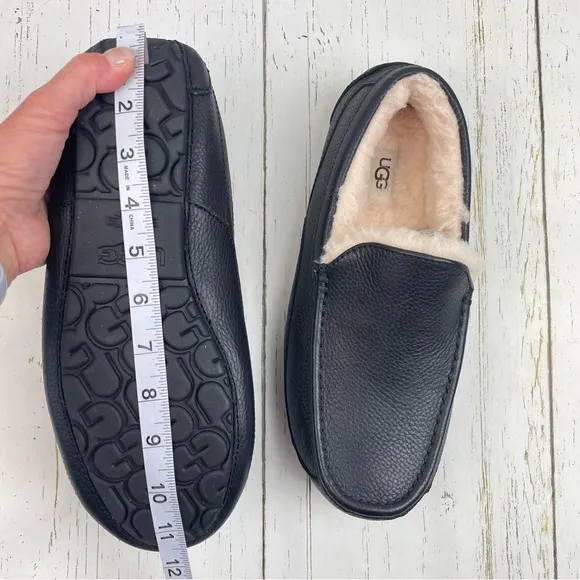 UGG Men’s Leather Ascot Slippers