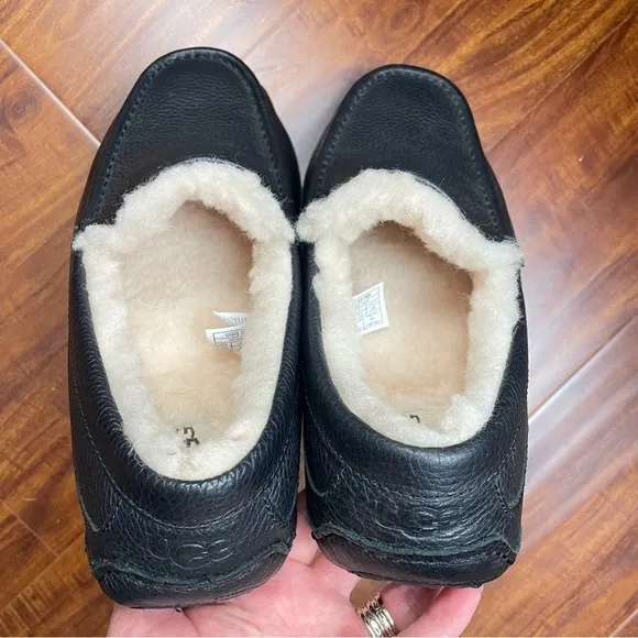 UGG Men’s Leather Ascot Slippers