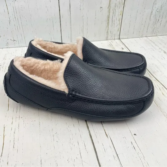 UGG Men’s Leather Ascot Slippers