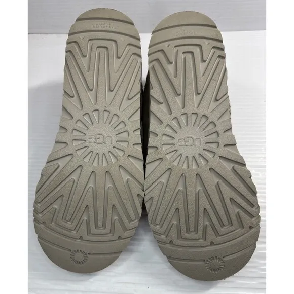 Ugg Men’s Tasman Graphic Shadow Slippers 1129140 Suede Pumice Sz 8/41