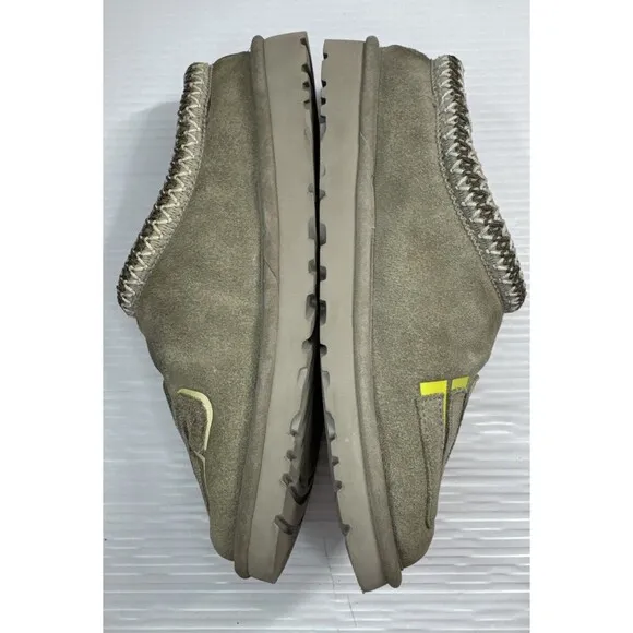 Ugg Men’s Tasman Graphic Shadow Slippers 1129140 Suede Pumice Sz 8/41