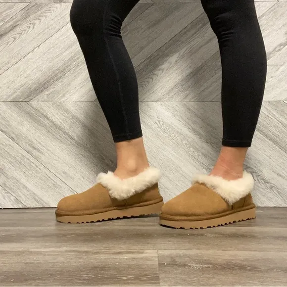 UGG | Nita Closed Back Slippers In Chestnut NEW Gift