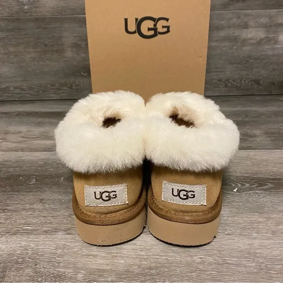 UGG | Nita Closed Back Slippers In Chestnut NEW Gift