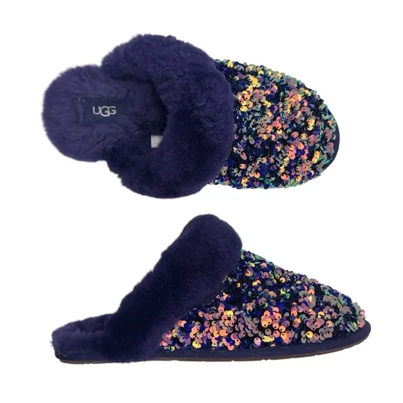 UGG Scuffette II Stellar Sequin Women’s Size 10