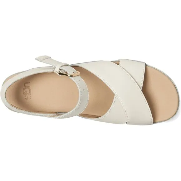 UGG Shoes Audrey Jasmine Leather Ankle Strap Platform Sandals