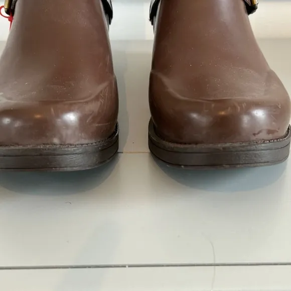 Ugg Sivada Chocolate Rain Boots Sz 41