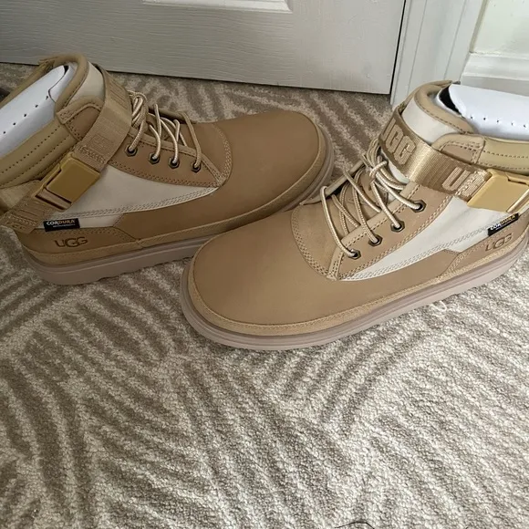UGG Tan Casual Boots with Minimalist Design