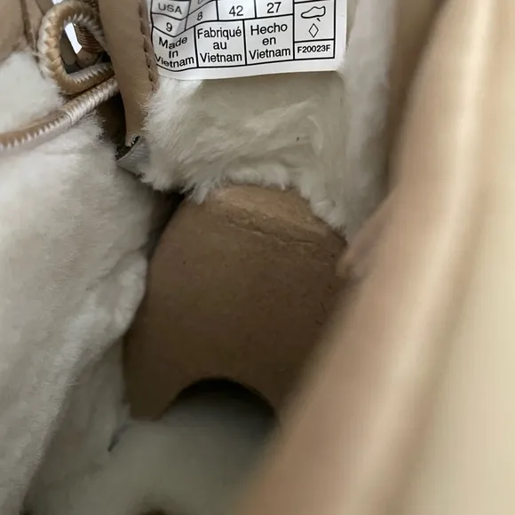 UGG Tan Casual Boots with Minimalist Design