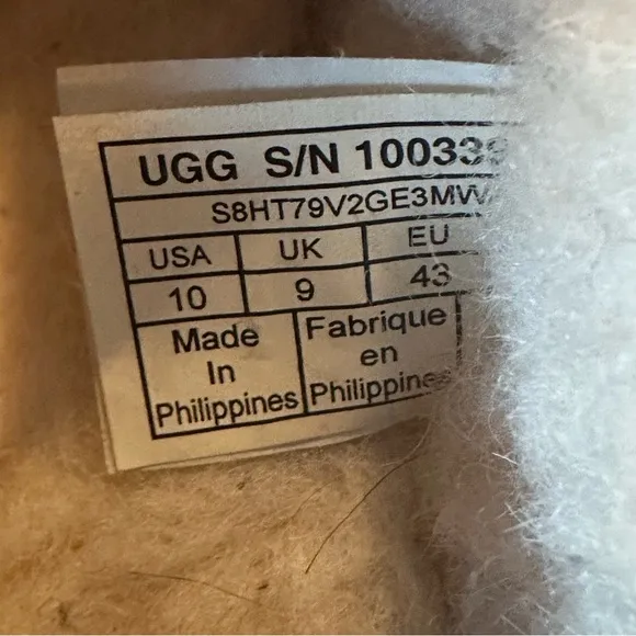 UGG Tan Olsen Leather Slippers
