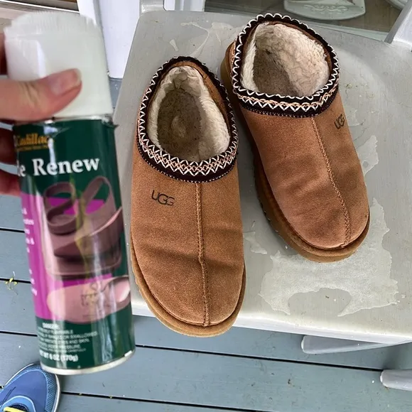 UGG Tasman Braid Chestnut Brown Slippers Indoor Outdoor 🥾⭐️