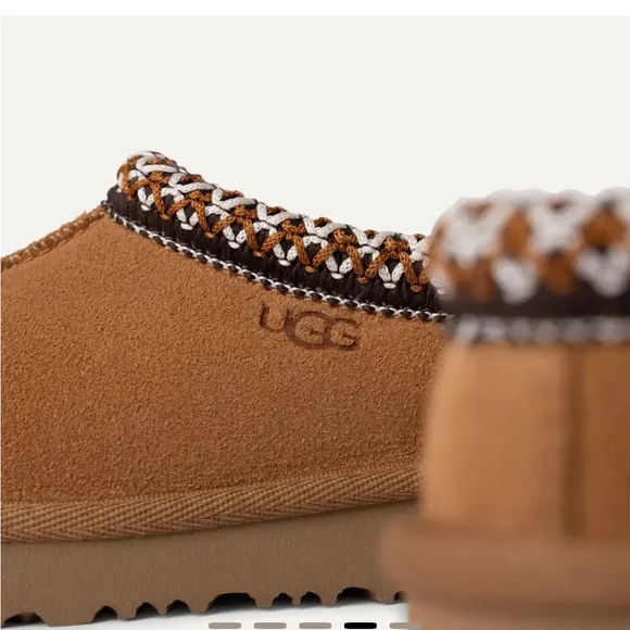 UGG Tasman chestnut slippers  women size 7 gently used