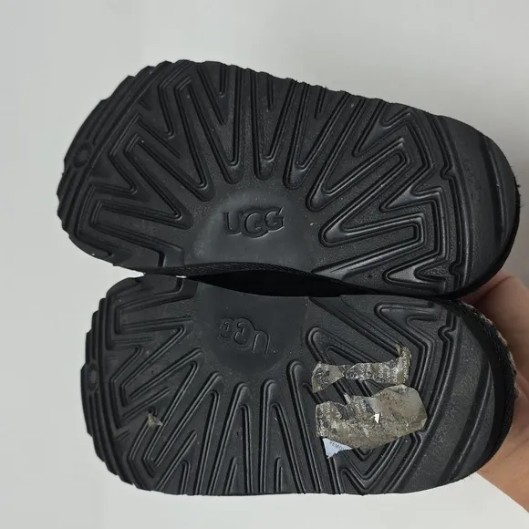 UGG Tasman II  Black Toddler Kids Slippers Size 11