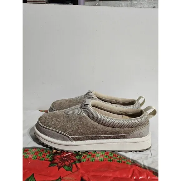UGG Tasman IOE (Inside Outside Everywhere) Men's Suede Slipper Beige Size 10 NEW