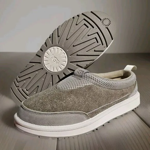 UGG Tasman IOE (Inside Outside Everywhere) Men's Suede Slipper Beige Size 10 NEW
