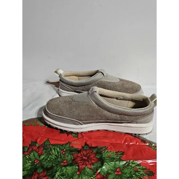 UGG Tasman IOE (Inside Outside Everywhere) Men's Suede Slipper Beige Size 10 NEW