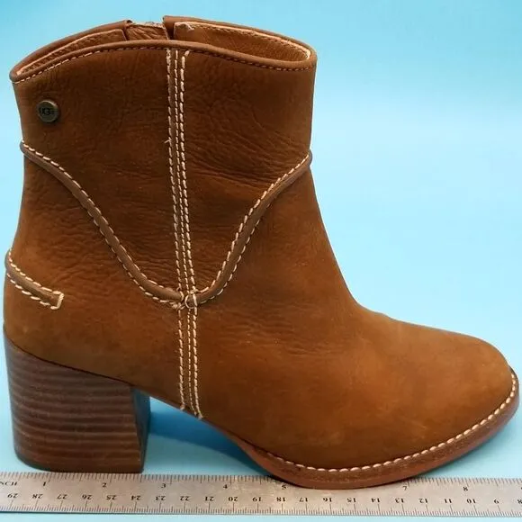 UGG Women’s Annie Leather Bootie - Size 5.5