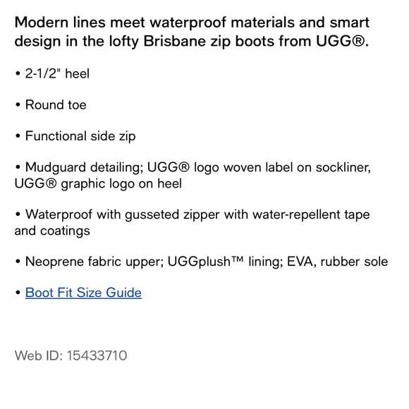 Ugg Women's Brisbane Mid-Shaft Zip Platform Boots