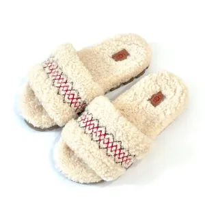 UGG Womens Cozetta Braid Slippers In Natural Size 9