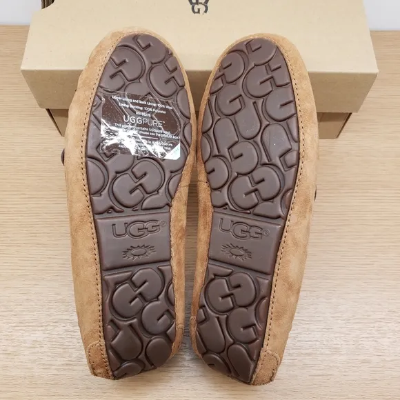 UGG Womens Dakota Moccasin Chestnut Indoor Outdoor Slippers