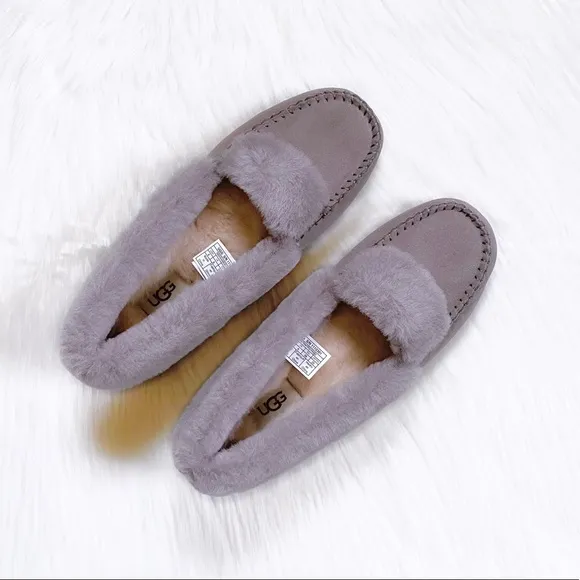UGG Women’s Dakota Spill Seam Moccasin Slippers In Stormy Grey