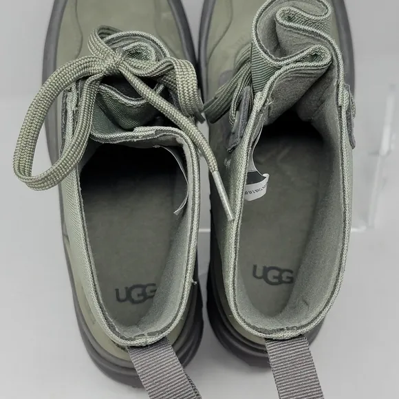UGG Women's Size 9.5 The Lug Waterproof Combat Boots Moss Green 1143833 New