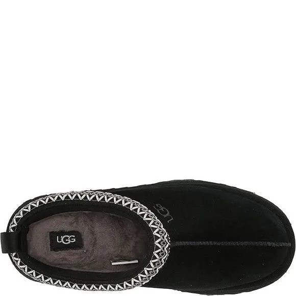 UGG Womens Tazz Slippers Black Size 9