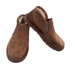 UGG RAKEL CHESTNUT SUEDE/ SHEEPWOOL ANKLE BOOT SLIPPERS Men’s 10