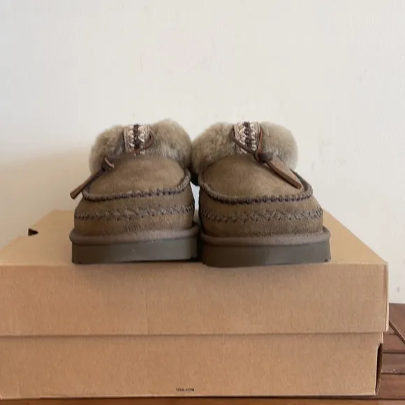 UGG Tasman Alpine Slippers Hickory USA Women Size 9/UK 7/EU 40