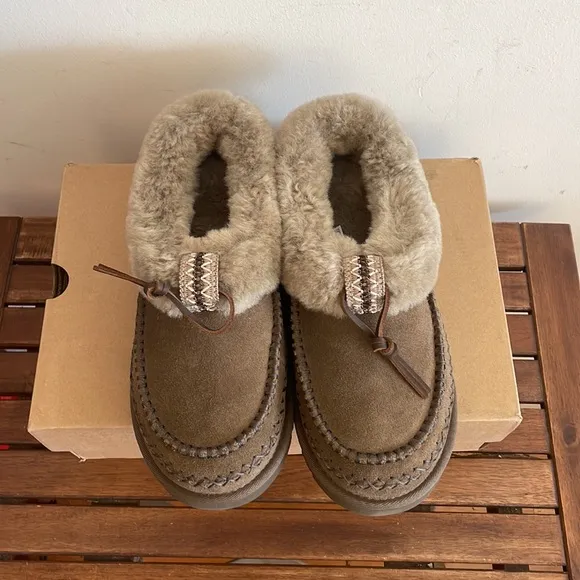 UGG Tasman Alpine Slippers Hickory USA Women Size 9/UK 7/EU 40