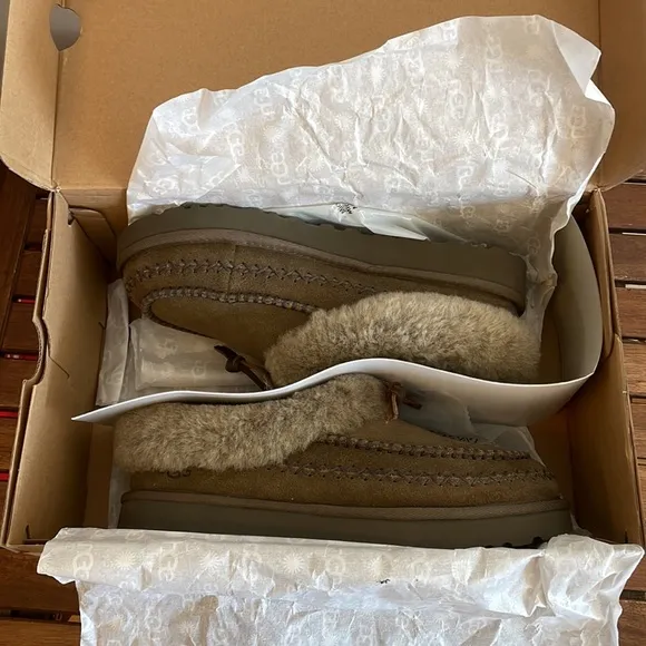 UGG Tasman Alpine Slippers Hickory USA Women Size 9/UK 7/EU 40