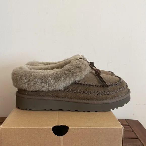 UGG Tasman Alpine Slippers Hickory USA Women Size 9/UK 7/EU 40