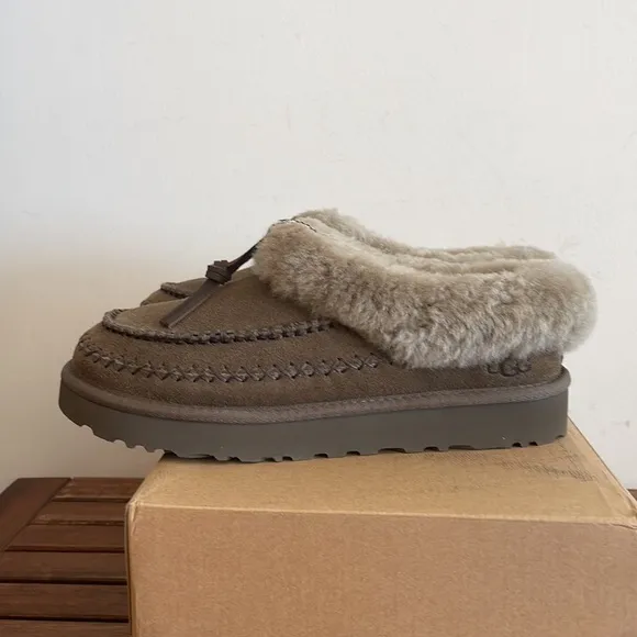 UGG Tasman Alpine Slippers Hickory USA Women Size 9/UK 7/EU 40