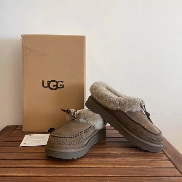 UGG Tasman Alpine Slippers Hickory USA Women Size 9/UK 7/EU 40