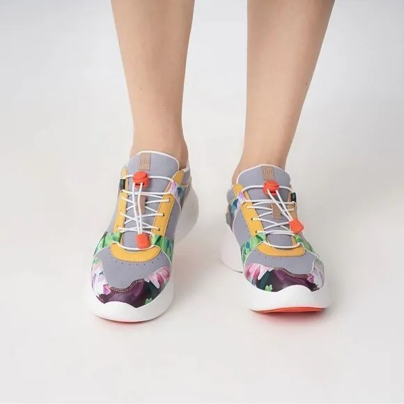 UIN Women's Chunky Fashion Sneakers Walking Casual Shoes (Dye-Isabel Palma)133