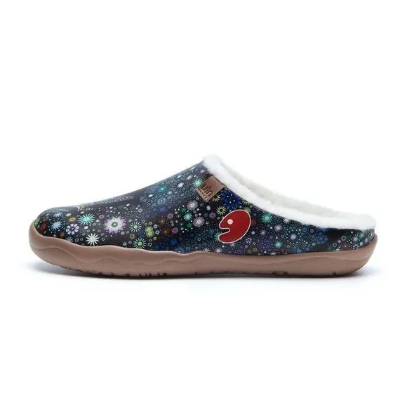 UIN Women's Mules Comfort Travel Shoes Casual Slippers(Pray for Goodness Malaga)